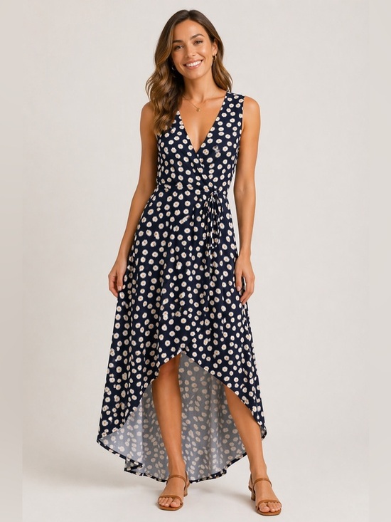 J for Justify Dresses & Skirts - J for Justify Navy Dress with White Daisy Print
SZ Small